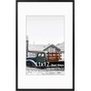 image:imageGolden State Art 11x14 Gold Picture Frame Displays Photo 8x10 with Mat or 11 x 14 Without Mat for Wall Mounting Classic Satin Aluminum Frames with Real Glass Pack of 1Black