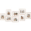 image:imageGolden State Art 11x14 Gold Picture Frame Displays Photo 8x10 with Mat or 11 x 14 Without Mat for Wall Mounting Classic Satin Aluminum Frames with Real Glass Pack of 1Rose Gold