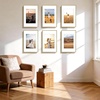 image:imageGolden State Art 11x14 Gold Picture Frame Displays Photo 8x10 with Mat or 11 x 14 Without Mat for Wall Mounting Classic Satin Aluminum Frames with Real Glass Pack of 1Gold