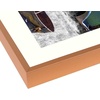 image:imageGolden State Art 11x14 Gold Picture Frame Displays Photo 8x10 with Mat or 11 x 14 Without Mat for Wall Mounting Classic Satin Aluminum Frames with Real Glass Pack of 1Rose Gold