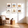 image:imageGolden State Art 11x14 Gold Picture Frame Displays Photo 8x10 with Mat or 11 x 14 Without Mat for Wall Mounting Classic Satin Aluminum Frames with Real Glass Pack of 1Rose Gold