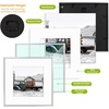 image:imageGolden State Art 11x14 Gold Picture Frame Displays Photo 8x10 with Mat or 11 x 14 Without Mat for Wall Mounting Classic Satin Aluminum Frames with Real Glass Pack of 1Silver