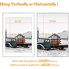image:imageGolden State Art 11x14 Gold Picture Frame Displays Photo 8x10 with Mat or 11 x 14 Without Mat for Wall Mounting Classic Satin Aluminum Frames with Real Glass Pack of 1Silver