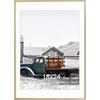 image:imageGolden State Art 11x14 Gold Picture Frame Displays Photo 8x10 with Mat or 11 x 14 Without Mat for Wall Mounting Classic Satin Aluminum Frames with Real Glass Pack of 1Gold