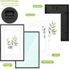 image:imageGolden State Art 11x14 Gold Picture Frame Displays Photo 8x10 with Mat or 11 x 14 Without Mat for Wall Mounting Classic Satin Aluminum Frames with Real Glass Pack of 1Black