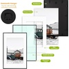 image:imageGolden State Art 11x14 Gold Picture Frame Displays Photo 8x10 with Mat or 11 x 14 Without Mat for Wall Mounting Classic Satin Aluminum Frames with Real Glass Pack of 1Black