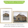 image:imageGolden State Art 11x14 Gold Picture Frame Displays Photo 8x10 with Mat or 11 x 14 Without Mat for Wall Mounting Classic Satin Aluminum Frames with Real Glass Pack of 1Gold