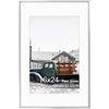 image:imageGolden State Art 11x14 Gold Picture Frame Displays Photo 8x10 with Mat or 11 x 14 Without Mat for Wall Mounting Classic Satin Aluminum Frames with Real Glass Pack of 1Silver