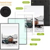 image:imageGolden State Art 11x14 Gold Picture Frame Displays Photo 8x10 with Mat or 11 x 14 Without Mat for Wall Mounting Classic Satin Aluminum Frames with Real Glass Pack of 1Black