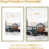 image:imageGolden State Art 11x14 Gold Picture Frame Displays Photo 8x10 with Mat or 11 x 14 Without Mat for Wall Mounting Classic Satin Aluminum Frames with Real Glass Pack of 1Gold