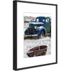 image:imageGolden State Art 11x14 Gold Picture Frame Displays Photo 8x10 with Mat or 11 x 14 Without Mat for Wall Mounting Classic Satin Aluminum Frames with Real Glass Pack of 1Black