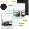 image:imageGolden State Art 11x14 Gold Picture Frame Displays Photo 8x10 with Mat or 11 x 14 Without Mat for Wall Mounting Classic Satin Aluminum Frames with Real Glass Pack of 1Silver
