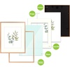 image:imageGolden State Art 11x14 Gold Picture Frame Displays Photo 8x10 with Mat or 11 x 14 Without Mat for Wall Mounting Classic Satin Aluminum Frames with Real Glass Pack of 1Rose Gold