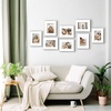 image:imageGolden State Art 11x14 Gold Picture Frame Displays Photo 8x10 with Mat or 11 x 14 Without Mat for Wall Mounting Classic Satin Aluminum Frames with Real Glass Pack of 1Silver