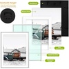 image:imageGolden State Art 11x14 Gold Picture Frame Displays Photo 8x10 with Mat or 11 x 14 Without Mat for Wall Mounting Classic Satin Aluminum Frames with Real Glass Pack of 1Silver