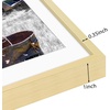 image:imageGolden State Art 11x14 Gold Picture Frame Displays Photo 8x10 with Mat or 11 x 14 Without Mat for Wall Mounting Classic Satin Aluminum Frames with Real Glass Pack of 1Gold