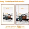 image:imageGolden State Art 11x14 Gold Picture Frame Displays Photo 8x10 with Mat or 11 x 14 Without Mat for Wall Mounting Classic Satin Aluminum Frames with Real Glass Pack of 1Rose Gold