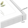 image:imageGolden State Art 11x14 Gold Picture Frame Displays Photo 8x10 with Mat or 11 x 14 Without Mat for Wall Mounting Classic Satin Aluminum Frames with Real Glass Pack of 1Silver