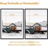 image:imageGolden State Art 11x14 Gold Picture Frame Displays Photo 8x10 with Mat or 11 x 14 Without Mat for Wall Mounting Classic Satin Aluminum Frames with Real Glass Pack of 1Black