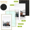 image:imageGolden State Art 11x14 Gold Picture Frame Displays Photo 8x10 with Mat or 11 x 14 Without Mat for Wall Mounting Classic Satin Aluminum Frames with Real Glass Pack of 1Gold