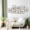 image:imageGolden State Art 11x14 Gold Picture Frame Displays Photo 8x10 with Mat or 11 x 14 Without Mat for Wall Mounting Classic Satin Aluminum Frames with Real Glass Pack of 1Black