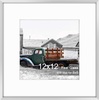 image:imageGolden State Art 11x14 Gold Picture Frame Displays Photo 8x10 with Mat or 11 x 14 Without Mat for Wall Mounting Classic Satin Aluminum Frames with Real Glass Pack of 1Silver