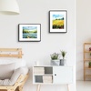 image:imageGolden State Art 11x14 Gold Picture Frame Displays Photo 8x10 with Mat or 11 x 14 Without Mat for Wall Mounting Classic Satin Aluminum Frames with Real Glass Pack of 1Black