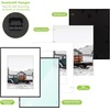 image:imageGolden State Art 11x14 Gold Picture Frame Displays Photo 8x10 with Mat or 11 x 14 Without Mat for Wall Mounting Classic Satin Aluminum Frames with Real Glass Pack of 1Black