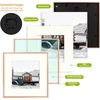 image:imageGolden State Art 11x14 Gold Picture Frame Displays Photo 8x10 with Mat or 11 x 14 Without Mat for Wall Mounting Classic Satin Aluminum Frames with Real Glass Pack of 1Rose Gold