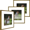 image:imageGolden State Art 11x14 Picture Frame 3 Pack  Aluminum Frames with 8x10 Removable Mats amp Real Glass Display 11x14 Posters or 8x10 Photos  Gold Gallery Wall Frames for Home Office DecorBronze
