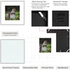 image:imageGolden State Art 11x14 Picture Frame 3 Pack  Aluminum Frames with 8x10 Removable Mats amp Real Glass Display 11x14 Posters or 8x10 Photos  Gold Gallery Wall Frames for Home Office DecorSilver
