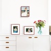 image:imageGolden State Art 11x14 Picture Frame 3 Pack  Aluminum Frames with 8x10 Removable Mats amp Real Glass Display 11x14 Posters or 8x10 Photos  Gold Gallery Wall Frames for Home Office DecorRed