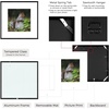 image:imageGolden State Art 11x14 Picture Frame 3 Pack  Aluminum Frames with 8x10 Removable Mats amp Real Glass Display 11x14 Posters or 8x10 Photos  Gold Gallery Wall Frames for Home Office DecorBlack