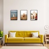 image:imageGolden State Art 11x14 Picture Frame 3 Pack  Aluminum Frames with 8x10 Removable Mats amp Real Glass Display 11x14 Posters or 8x10 Photos  Gold Gallery Wall Frames for Home Office DecorBlack