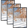 image:imageGolden State Art 11x14 Picture Frame 3 Pack  Aluminum Frames with 8x10 Removable Mats amp Real Glass Display 11x14 Posters or 8x10 Photos  Gold Gallery Wall Frames for Home Office DecorBlack