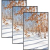 image:imageGolden State Art 11x14 Picture Frame 3 Pack  Aluminum Frames with 8x10 Removable Mats amp Real Glass Display 11x14 Posters or 8x10 Photos  Gold Gallery Wall Frames for Home Office DecorBlack