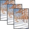 image:imageGolden State Art 11x14 Picture Frame 3 Pack  Aluminum Frames with 8x10 Removable Mats amp Real Glass Display 11x14 Posters or 8x10 Photos  Gold Gallery Wall Frames for Home Office DecorBlack