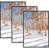 image:imageGolden State Art 11x14 Picture Frame 3 Pack  Aluminum Frames with 8x10 Removable Mats amp Real Glass Display 11x14 Posters or 8x10 Photos  Gold Gallery Wall Frames for Home Office DecorBlack