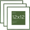 image:imageGolden State Art 11x14 Picture Frame 3 Pack  Aluminum Frames with 8x10 Removable Mats amp Real Glass Display 11x14 Posters or 8x10 Photos  Gold Gallery Wall Frames for Home Office DecorGreen