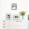 image:imageGolden State Art 11x14 Picture Frame 3 Pack  Aluminum Frames with 8x10 Removable Mats amp Real Glass Display 11x14 Posters or 8x10 Photos  Gold Gallery Wall Frames for Home Office DecorGreen