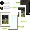 image:imageGolden State Art 11x14 Picture Frame 3 Pack  Aluminum Frames with 8x10 Removable Mats amp Real Glass Display 11x14 Posters or 8x10 Photos  Gold Gallery Wall Frames for Home Office DecorBronze