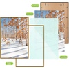 image:imageGolden State Art 11x14 Picture Frame 3 Pack  Aluminum Frames with 8x10 Removable Mats amp Real Glass Display 11x14 Posters or 8x10 Photos  Gold Gallery Wall Frames for Home Office DecorBronze