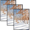 image:imageGolden State Art 11x14 Picture Frame 3 Pack  Aluminum Frames with 8x10 Removable Mats amp Real Glass Display 11x14 Posters or 8x10 Photos  Gold Gallery Wall Frames for Home Office DecorBlack