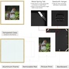 image:imageGolden State Art 11x14 Picture Frame 3 Pack  Aluminum Frames with 8x10 Removable Mats amp Real Glass Display 11x14 Posters or 8x10 Photos  Gold Gallery Wall Frames for Home Office DecorGold