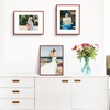 image:imageGolden State Art 11x14 Picture Frame 3 Pack  Aluminum Frames with 8x10 Removable Mats amp Real Glass Display 11x14 Posters or 8x10 Photos  Gold Gallery Wall Frames for Home Office DecorRed