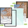 image:imageGolden State Art 11x14 Picture Frame 3 Pack  Aluminum Frames with 8x10 Removable Mats amp Real Glass Display 11x14 Posters or 8x10 Photos  Gold Gallery Wall Frames for Home Office DecorBlack