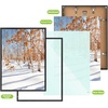image:imageGolden State Art 11x14 Picture Frame 3 Pack  Aluminum Frames with 8x10 Removable Mats amp Real Glass Display 11x14 Posters or 8x10 Photos  Gold Gallery Wall Frames for Home Office DecorBlack