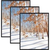 image:imageGolden State Art 11x14 Picture Frame 3 Pack  Aluminum Frames with 8x10 Removable Mats amp Real Glass Display 11x14 Posters or 8x10 Photos  Gold Gallery Wall Frames for Home Office DecorBlack