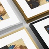 image:imageGolden State Art 11x14 Picture Frame 3 Pack  Aluminum Frames with 8x10 Removable Mats amp Real Glass Display 11x14 Posters or 8x10 Photos  Gold Gallery Wall Frames for Home Office DecorBlack