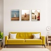 image:imageGolden State Art 11x14 Picture Frame 3 Pack  Aluminum Frames with 8x10 Removable Mats amp Real Glass Display 11x14 Posters or 8x10 Photos  Gold Gallery Wall Frames for Home Office DecorGold
